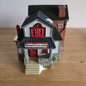 Lemax 1997 Plymouth Corners Brown's Dry Goods Christmas Village No Light